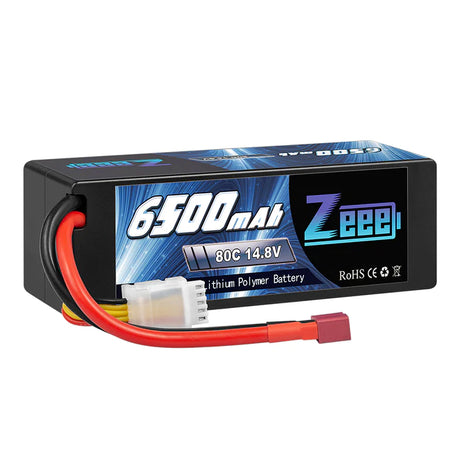Zeee 4S 6500mAh 14,8V 80C Hardcase Dean Lipo Akku