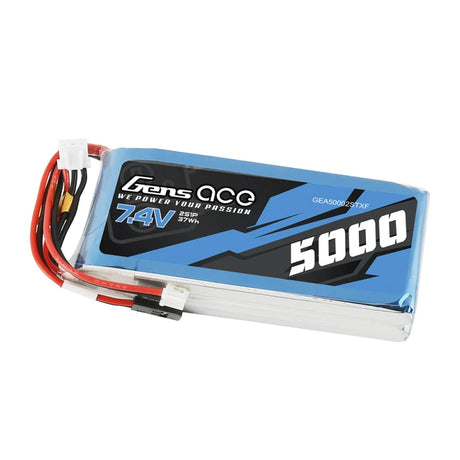 Gens Ace 5000 mAh 7,4 V RX/TX 2S1P Lipo-Akkupack