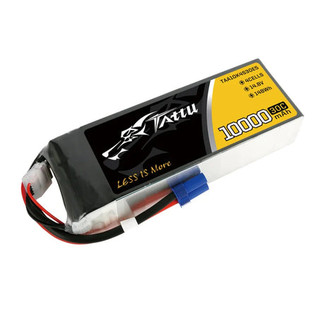 Tattu 10000mAh 14,8V 30C 4S1P Lipo Akkupack mit EC5