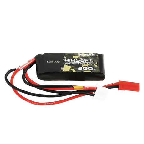 Gens Ace 35C 300mAh 2S1P 7,4V Airsoft Lipo Akku mit JST-SYP Stecker
