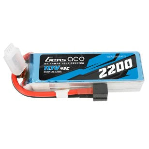 Gens Ace 2200mAh 11,1V 45C 3S1P Lipo Akkupack mit XT60 Stecker