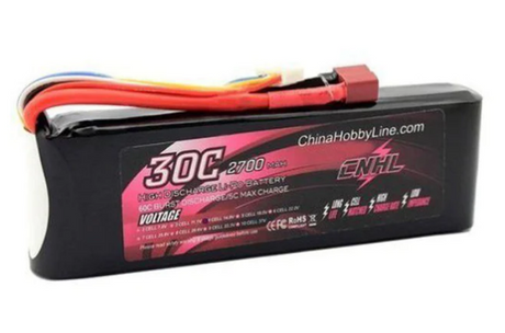 CNHL 2700mAh 14,8V 4S 30C Lipo Akku mit T/Dean Stecker