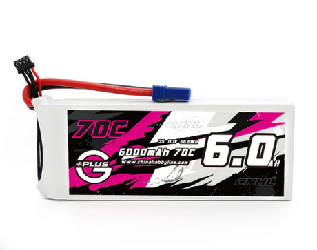 CNHL G+Plus 3S 6000mAh 11,1V 70C EC5 Lipo Akku