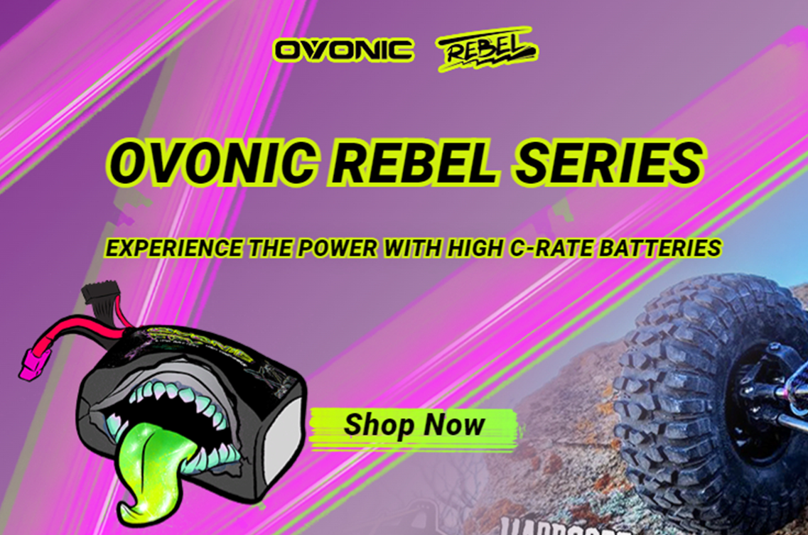 Ovonic Rebel 2.0 - eine neue Ära an RC Akkus