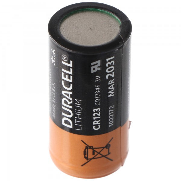 Duracell Batterie Lithium, CR123A, 3V Photo, Ultra, Lose Ware Bulk 1-Pack