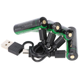 COAST 2400mAh Mignon AA 1,5V ZITHION-X® Lithium-Ionen Akkus, inkl. 4in1 USB-C Ladekabel