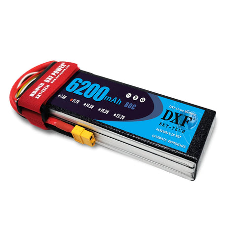 DXF 3S 6200mAh 11,1V 80C LiPo Akku