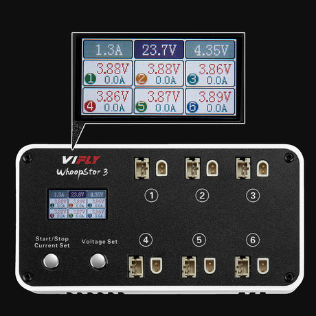 VIFLY WhoopStor V3 - 1S Batteriespeicherladegerät und -entladegerät