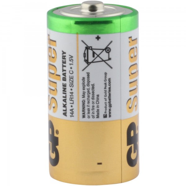 GP Batteries C Baby Batterie GP Alkaline Super 1,5V (4 Stück)