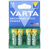 VARTA Akkus AA 1,2V 2600mAh Mignon AA LR6 4er Blister