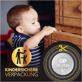 CR2025 GP Lithium Knopfzelle 3V 5 Stück