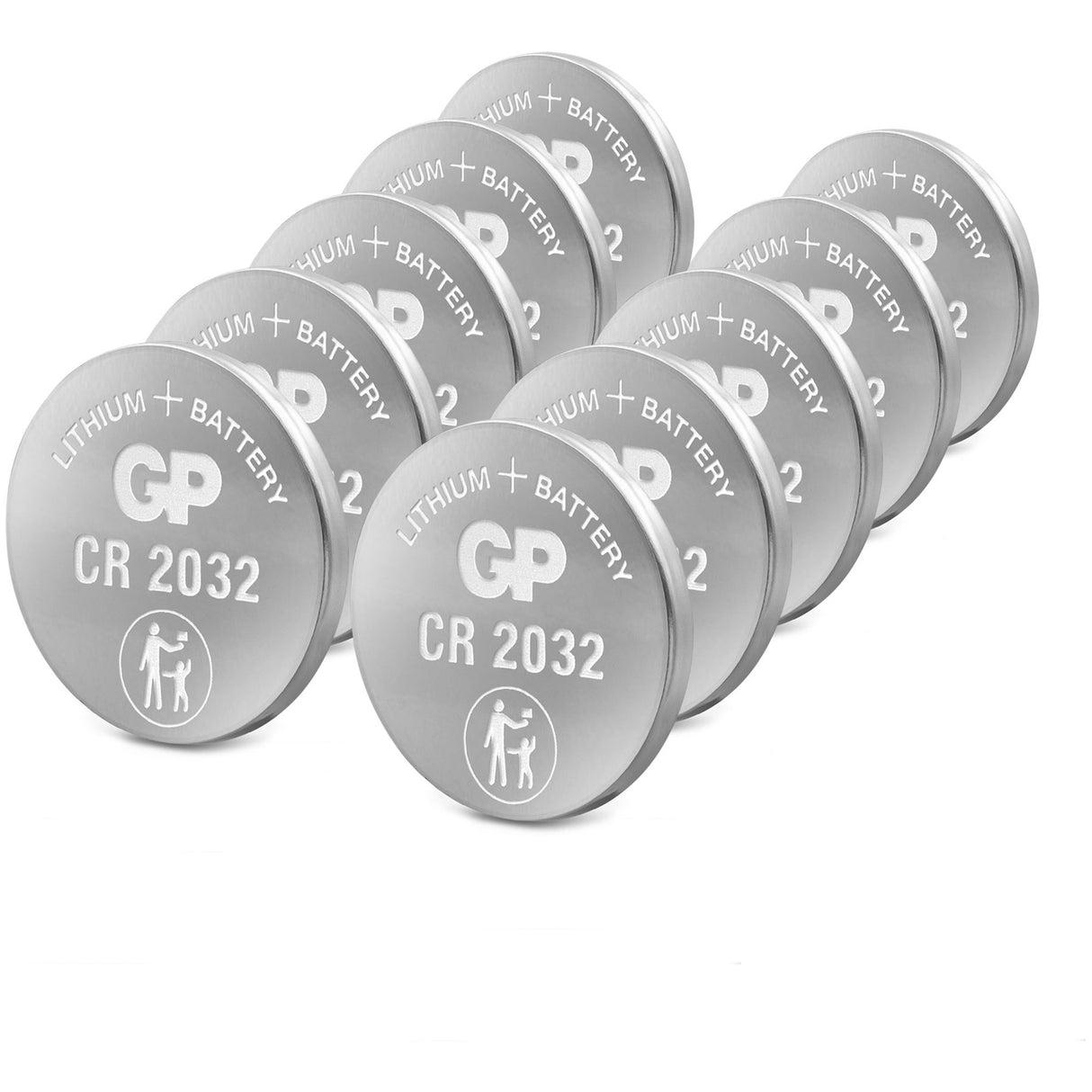 GP Batteries CR2032 GP Lithium Knopfzelle 3V 10 Stück
