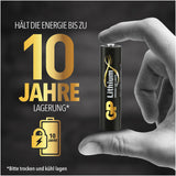GP Batteries AAA Batterie GP Lithium 1,5V (4 Stück)