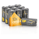CR123A Batterie GP Lithium 10 Stück