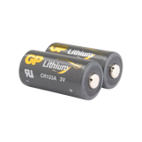 GP Batteries 3V 1400mAh CR123A Batterie GP Lithium (2 Stück)