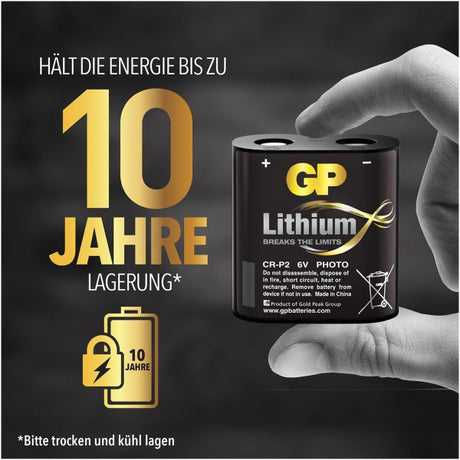 CRP2 Batterie GP Lithium 6V