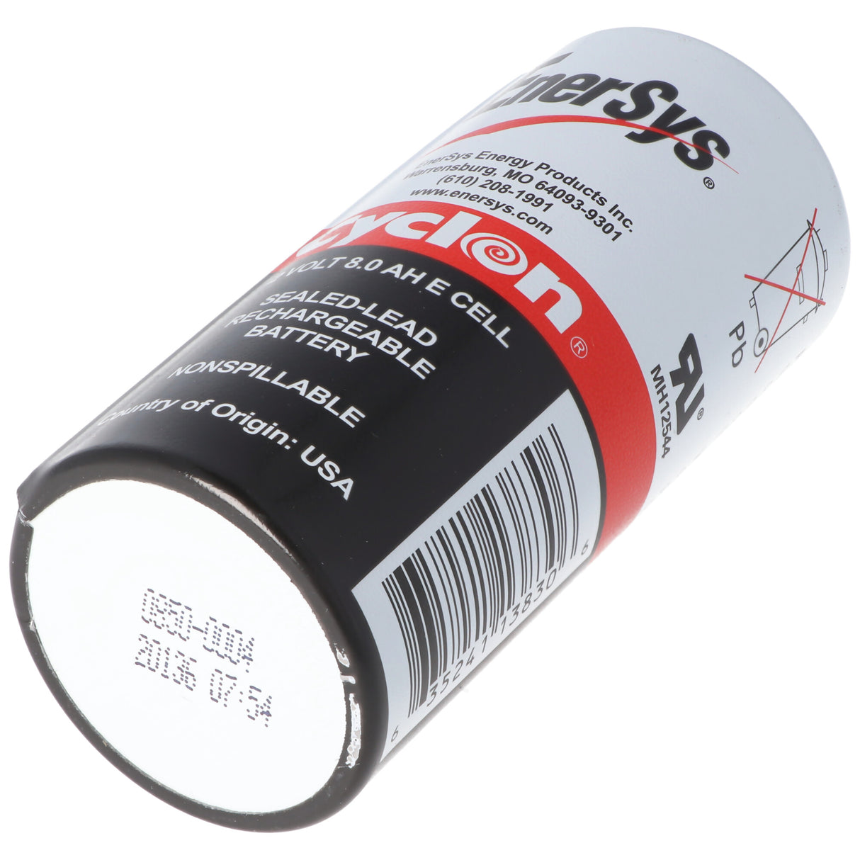 Hawker Cyclon Enersys Cyclon 0850-0004 Akku 8000mAh 2 Volt