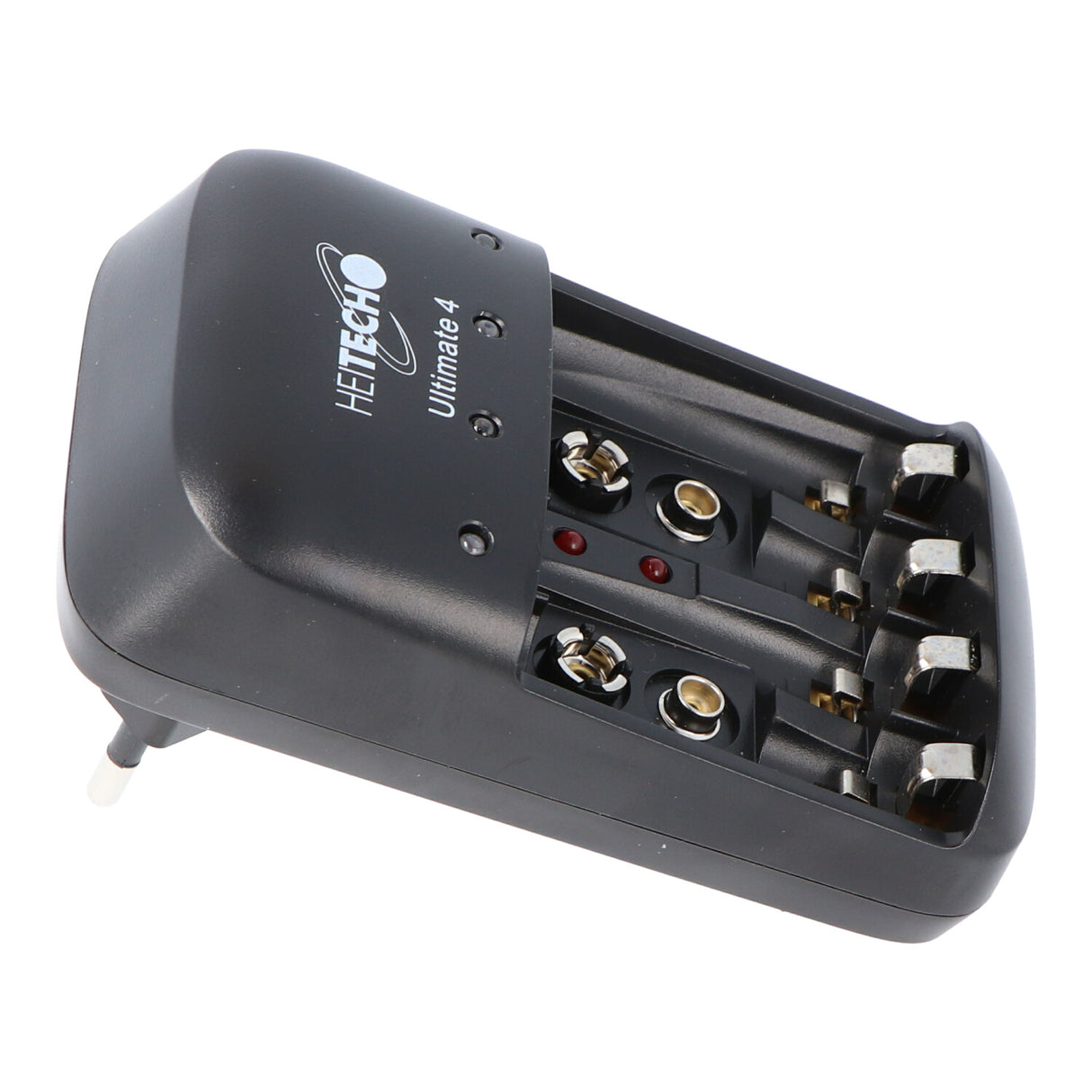 Heitech Stecker-schnell-Ladegerät Ultimate 4 mit Einzelschacht-Überwachung, Erhaltungsladung und Akku-Defekt-Erkennung