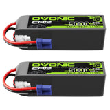 Ovonic Car 6S 5000mAh 22,2V 120C Lipo-Akkupack mit EC5-Stecker (2 Stück)