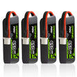 OVONIC FPV 2S 450mAh Lipo Akku 2S1P 100C 7,6V LiHV LiPo-Akku mit BT3.0