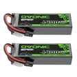 OVONIC CAR 2S 1400mAh 120C 7,4V Lipo-Akku mit IEC-Stecker ( 2 St.)
