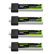 OVONIC FPV 1S 850mAh Lipo Akku 1S1P 100C 3,8V LiHV LiPo-Akku mit BT2.0