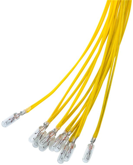 Goobay T1¼ Subminiatur-Glühlampe 1,1W Gelb 0,3 m Kabe, 1 V (DC, 80 mA 1 Stück