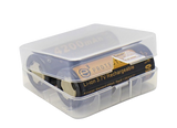 Soshine Akku-Aufbewahrungsbox für 2x 26650 transparent