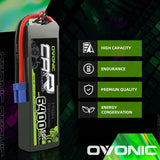 Ovonic 3S 6400mAh 60C 11,1 V LiPo-Akku EC5-Stecker (2 St.)