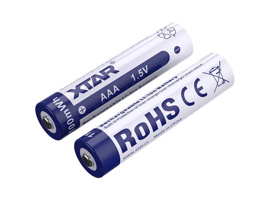 XTAR AAA 1,5V 1200mWh (ca. 700mAh) Lithium Ionen Akku