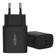 Ansmann USB-Ladegerät HC212, 2x USB-Ports, 12W, schwarz