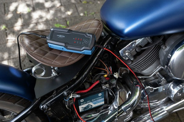 Ansmann BC 6-12V/2A 8-Stufen Kfz-Ladegerät für 6V und 12V Blei-Säure-, Blei-Gel- und Blei-Vlies-Batterien, sowie 12V LiFePO4 Batterien