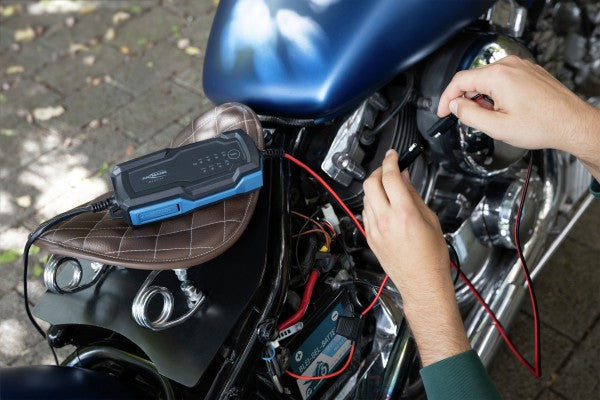 Ansmann BC 6-12V/2A 8-Stufen Kfz-Ladegerät für 6V und 12V Blei-Säure-, Blei-Gel- und Blei-Vlies-Batterien, sowie 12V LiFePO4 Batterien