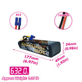 CNHL Racing Series 3S 10000mAh 11,1V 3S 100C Lipo Akku mit EC5-Stecker