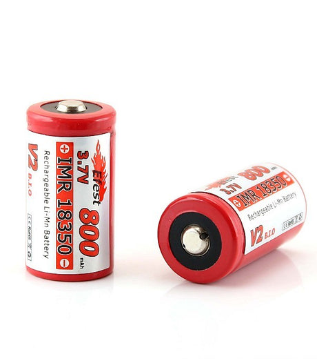 Efest IMR 18350 V2 - 800mAh 3,7V (Pluspol erhöht)