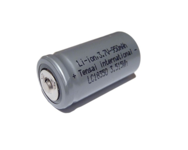 Enerpower LC18350 3,7V 900mAh Pluspol erhöht Li-Ion Akku