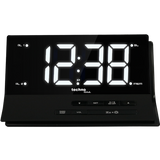 Technoline WT 482 - Funkwecker, Radio-Wecker mit Sleeptimer-Funktion, Display stufenlos dimmbar