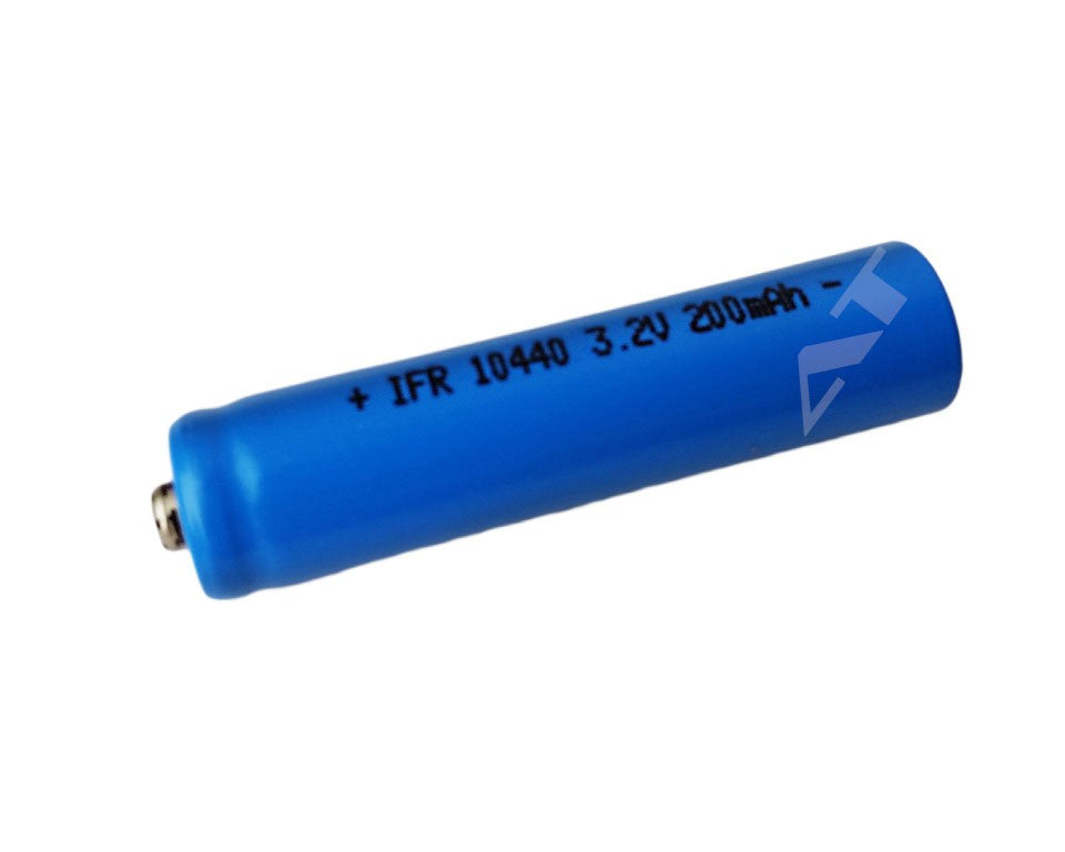 IFR 10440 - 200mAh 3,2V LiFePo4 Akku (Button Top) ungeschützt