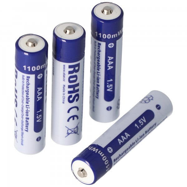 XTAR AAA 1,5V 1100mWh 700mAh Li-Ion Akku