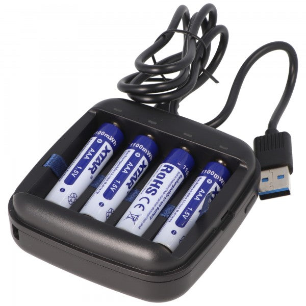 XTAR AAA 1,5V 1100mWh 700mAh Li-Ion Akku