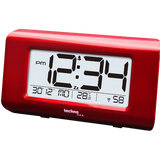 Technoline WT 197 - Funkwecker mit digitaler 12/24 h Zeitanzeige und beleuchtetem Display, Weckalarm mit Schlummerfunktion