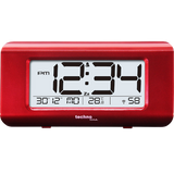 Technoline WT 197 - Funkwecker mit digitaler 12/24 h Zeitanzeige und beleuchtetem Display, Weckalarm mit Schlummerfunktion