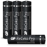 AAA Akku GP NiMH 800 mAh ReCyko Pro 1,2V 4 Stück