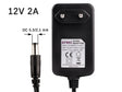 Netzteil 12 Volt / 2 Ampere / 24 Watt mit DC Stecker 5,5 mm x 2,1 mm