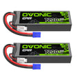 OVONIC 2S 7200mAh 130C Hardcase 7,4V Lipo-Akku mit EC5-Stecker ( 2 St.