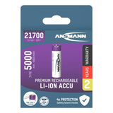 Ansmann 21700 Li-Ion Akku mit USB-C Ladebuchse, 3,6V 5000mAh, mit Schutzschaltung