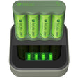 USB-Modell Ladegerät GP B421 Basic-Line 4 x ReCyko AA 2100 mAh USB Doc