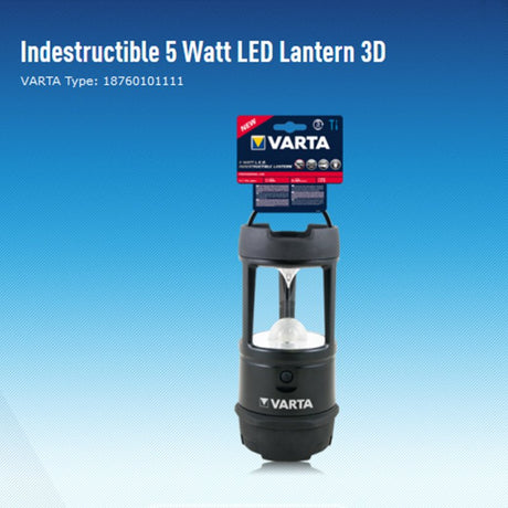 Varta 5W Camping Leuchte Lanterne 3D 5 Watt