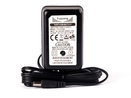 Fuyuang 14,4V-14,8V (17V) Li-Ion-Ladegerät 4S + DC-Plug (5,5mm-2,1mm)