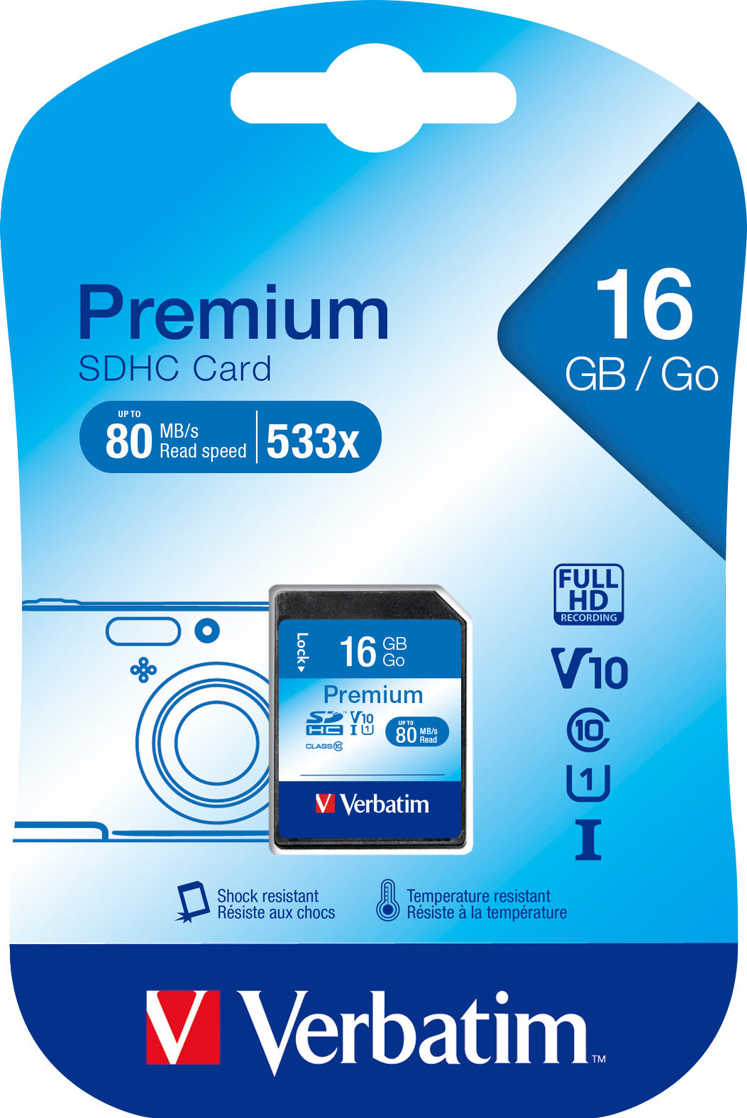 Verbatim SDHC-Card 16GB Premium